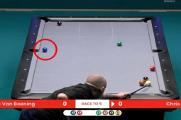 Thể thao - "Nhà ảo thuật" bi-a bị dí vào chân tường, đánh 3 băng "hiếm có khó tìm"