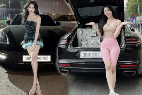 Nữ shipper lái Porsche chở hàng, hóa ra là người quen showbiz