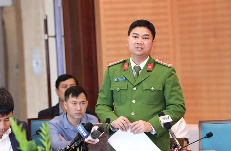 Đại tá Dương Đức Hải, Phó Giám đốc CATP Hà Nội. Ảnh: Trọng Phú