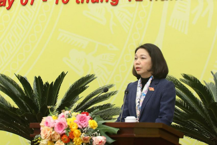 Bà Vũ Thu Hà, Tân Phó Chủ tịch UBND TP Hà Nội. Ảnh: TP