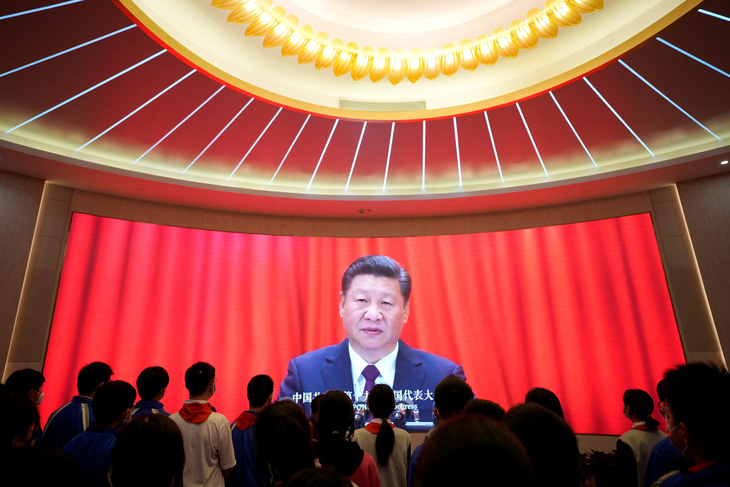 Ông Tập Cận Bình đắc cử Chủ tịch Trung Quốc nhiệm kỳ 3 (ảnh: Xinhua)