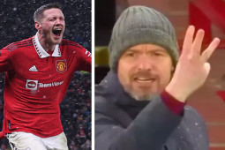 Bóng đá - Ten Hag "đòi" MU ghi 7 bàn để xả giận, Weghorst vui như sắp khóc