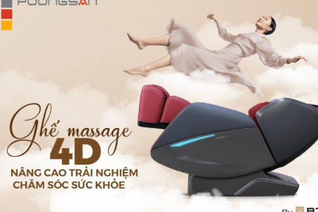 Ghế massage 4D - Nâng cao trải nghiệm chăm sóc sức khỏe