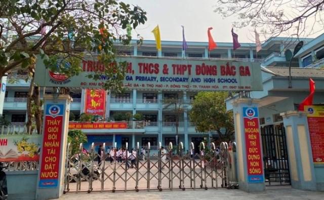 Trường liên cấp Tiểu học, Trung học Cơ sở và Trung học Phổ thông Đông Bắc Ga, nơi thầy H. công tác