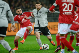 Video bóng đá Brest - PSG: Messi - Mbappe sắm vai ”người hùng”, vỡ òa phút 90 (Ligue 1)