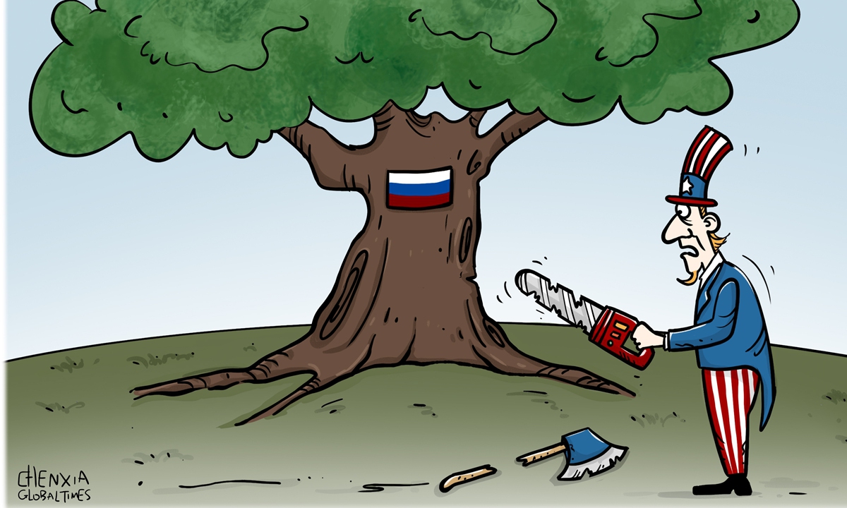 Báo Trung Quốc cho rằng, một trật tự mới hình thành xuất phát từ xung đột ở Ukraine. Ảnh: Hoàn Cầu