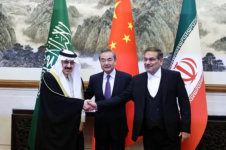 Iran và Ả Rập Saudi hôm 10/3 đã đạt thỏa thuận khôi phục quan hệ với Trung Quốc đóng vai trò trung gian.