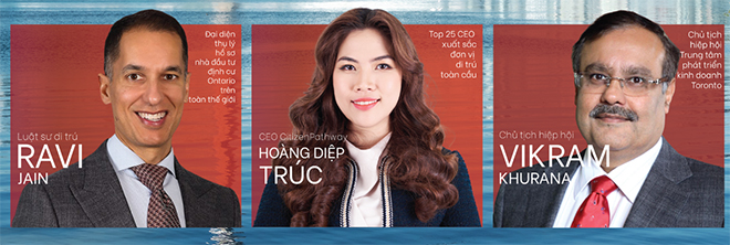 Sự kiện “Định cư Canada diện Doanh nhân tỉnh bang Ontario” có sự tham dự của 2 nhân vật ảnh hưởng nhất chương trình Đầu tư tỉnh bang Ontario