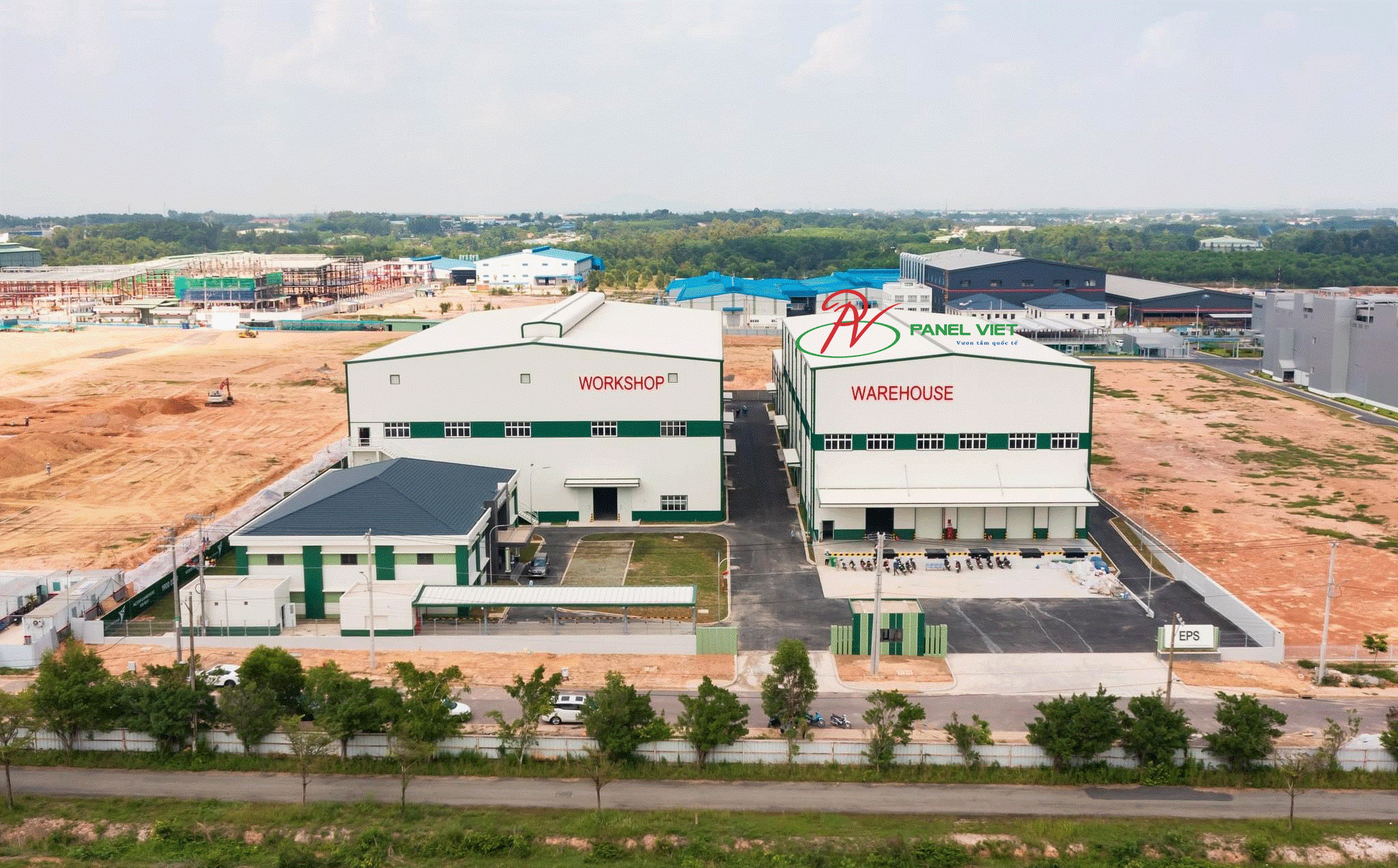 Công trình Panel vách ngoài nhà máy EPS - Panel Việt Đồng Nai