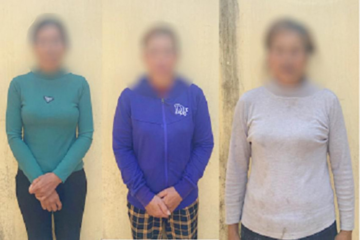 Các đối tượng bị bắt giam. Ảnh: CACC.