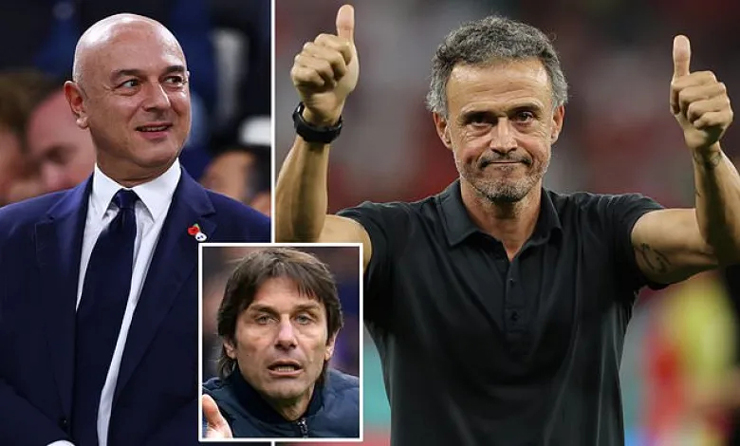 Tottenham có thể đưa Luis Enrique lên thay Conte