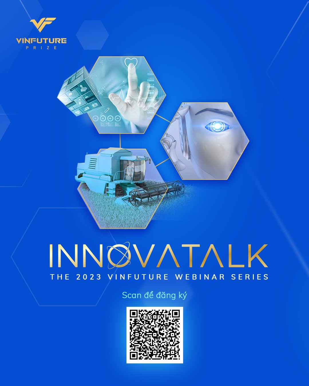 Quỹ VinFuture khởi động chuỗi hội thảo trực tuyến “InnovaTalk 2023” - 1