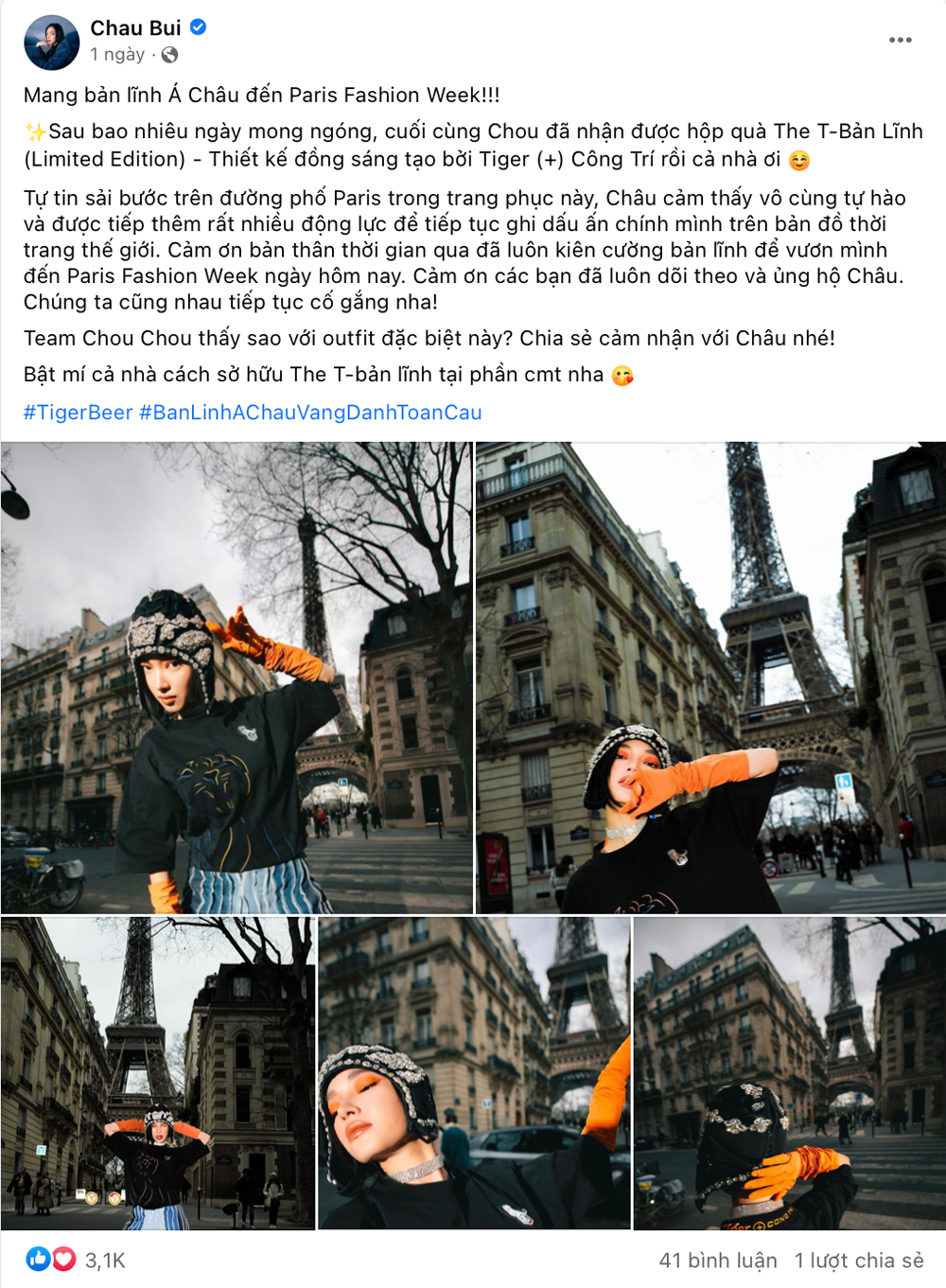 Trở về từ Fashion Week 2023, Châu Bùi cũng nhanh chóng nhập hội "Bản lĩnh Á Châu - vang danh toàn cầu"&nbsp;khi sở hữu bảng thành tích quốc tế cực ấn tượng