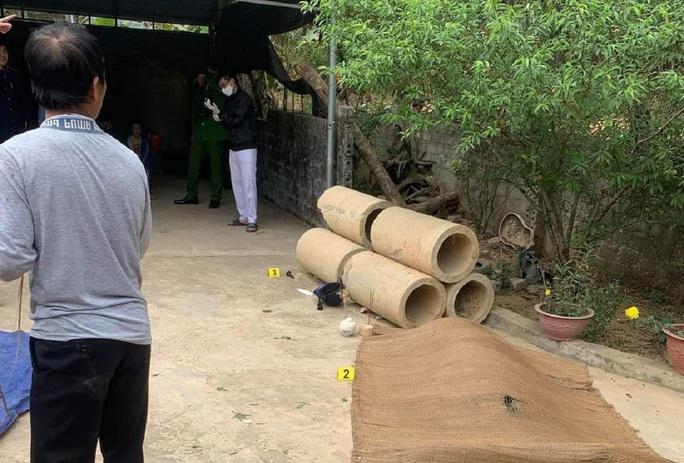 Hiện trường xảy ra vụ án mạng