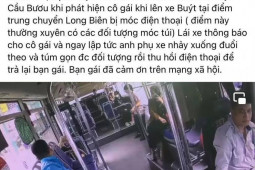 Tin tức trong ngày - Clip: “Lục Vân Tiên” trên xe buýt giúp cô gái lấy lại điện thoại từ kẻ móc túi