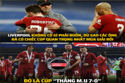 Tranh vui - Ảnh chế: Liverpool chính thức giành cúp "thắng MU 7-0"