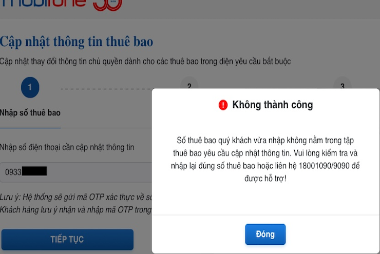 MobiFone hướng dẫn 4 cách chuẩn hóa thông tin để không bị khóa SIM