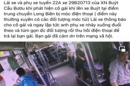 Clip: “Lục Vân Tiên” trên xe buýt giúp cô gái lấy lại điện thoại từ kẻ móc túi