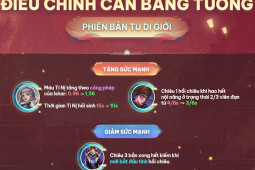 Liên Quân Mobile vừa điều chỉnh sức mạnh 3 tướng trong bản Tu Di Giới