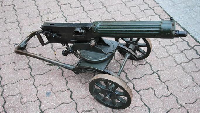 Biến thể M1910 của súng máy Maxim. Ảnh: Wikipedia