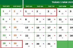 Tin tức trong ngày - Tin tức 24h qua: Lịch nghỉ lễ Giỗ Tổ Hùng Vương, 30/4 và 1/5