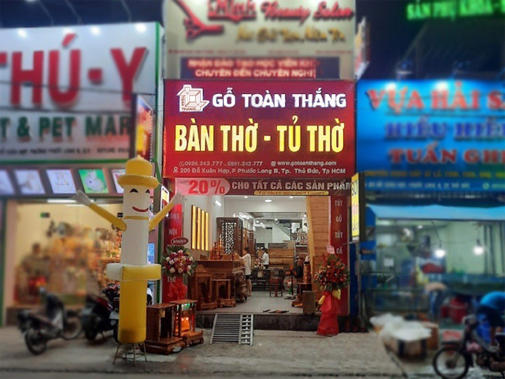 Bàn thờ Toàn Thắng - nơi cung cấp tủ thờ đa dạng mẫu mã tại TPHCM - 1