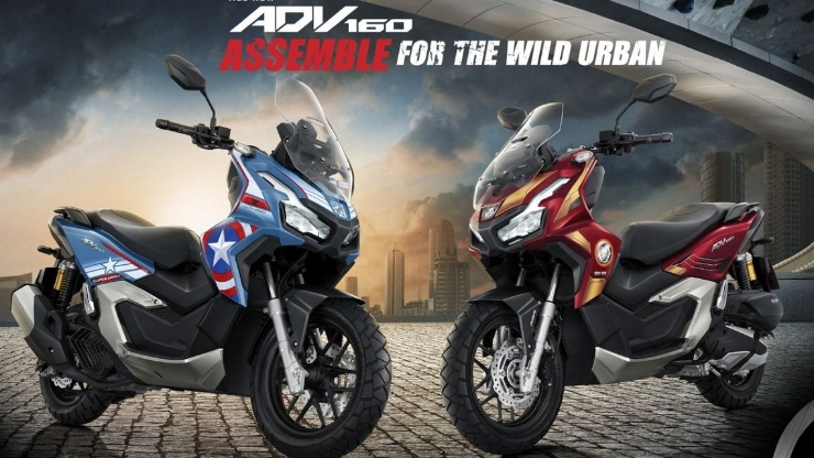Honda ADV160 phiên bản siêu nhân anh hùng Marvel trình làng - 1