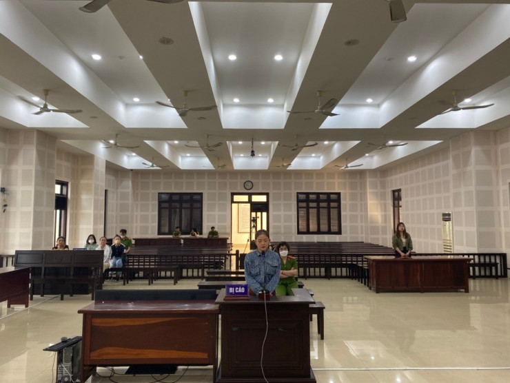 Bị cáo bị tuyên phạt 14 năm tù, hiện được tại ngoại vì nuôi con nhỏ