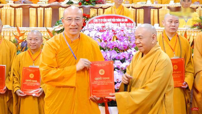 Đại đức Thích Trúc Thái Minh nhận quyết định Phó trưởng ban Phật giáo Quốc tế Trung ương - Ảnh chụp màn hình