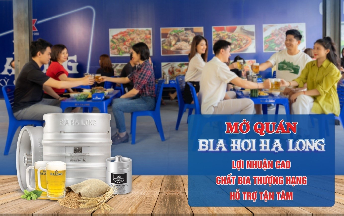 Mùa hè là thời điểm “vàng” để mở quán bia hơi Hạ Long với nhiều ưu đãi