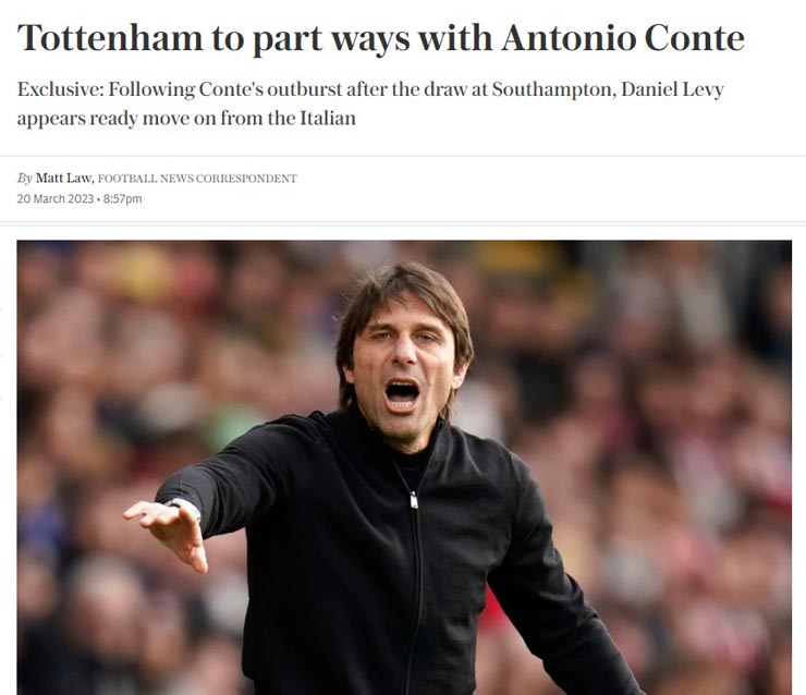 HLV Conte bỏ về Italia giữa khủng hoảng, Tottenham chuẩn bị công bố sa thải - 3