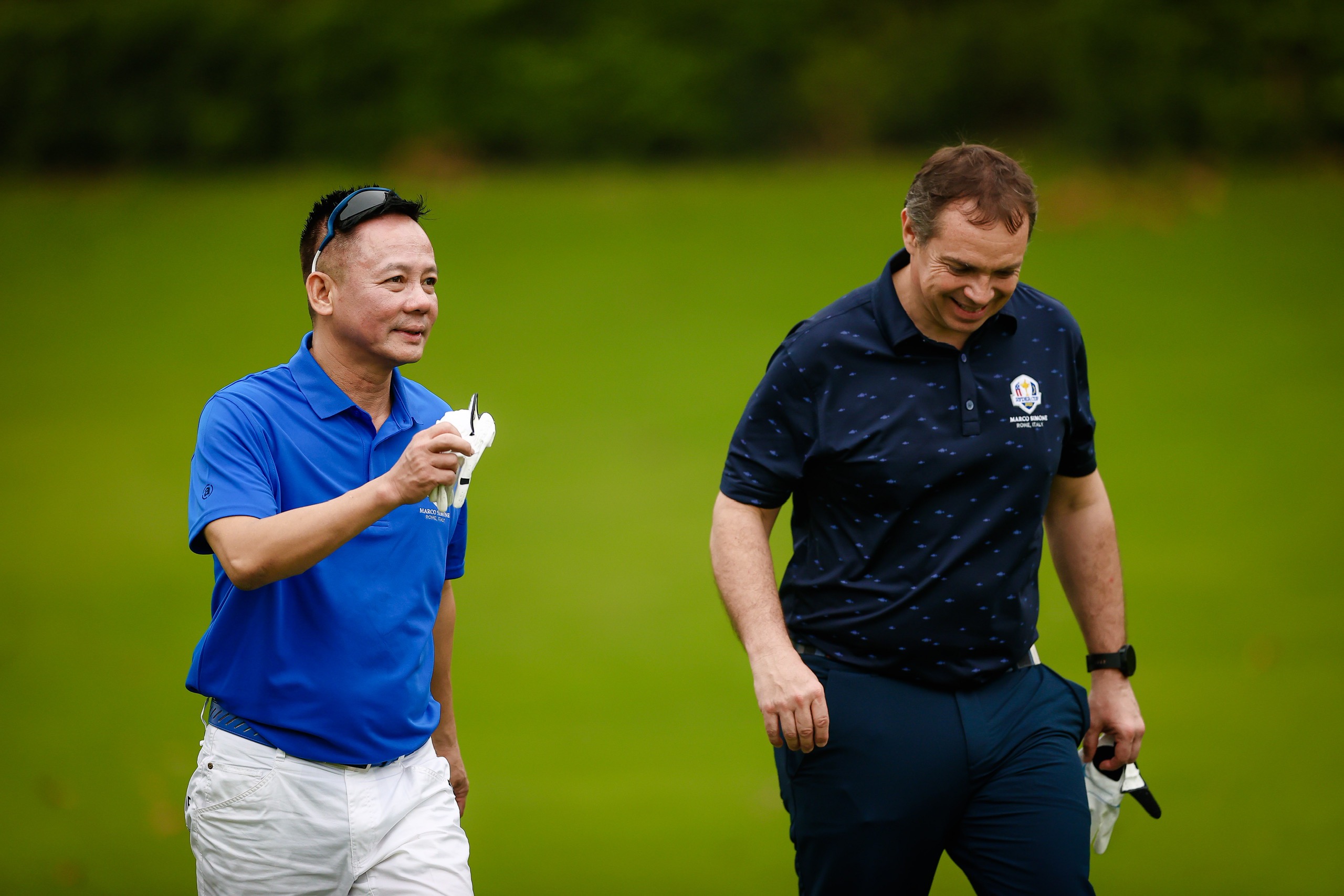 Ông Bùi Đức Long và Ông Ricarrdo Tirotti – Đại diện Ban tổ chức giải golf danh giá Ryder Cup 2023 cùng tham gia tranh tài tại giải golf giao hữu quốc tế Vietnam Italy Golf Tournament