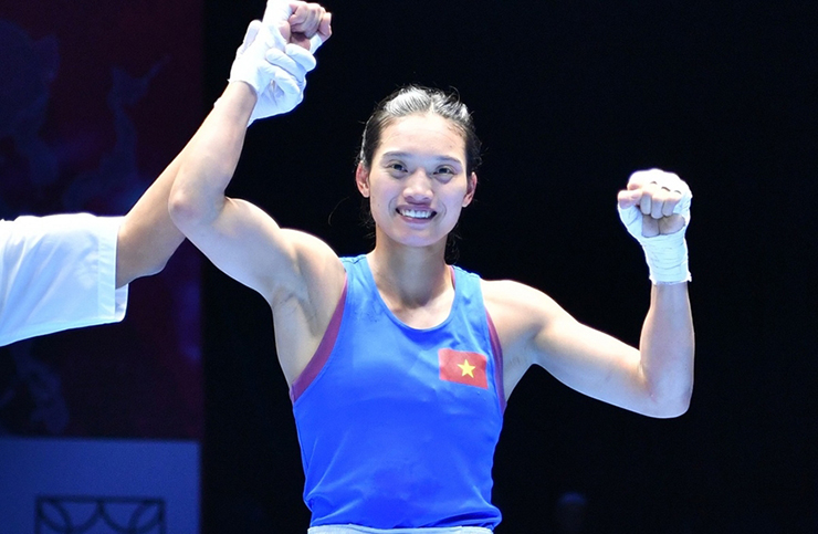 Nguyễn Thị Tâm&nbsp; xuất sắc vào tứ kết Giải vô địch boxing nữ thế giới 2023