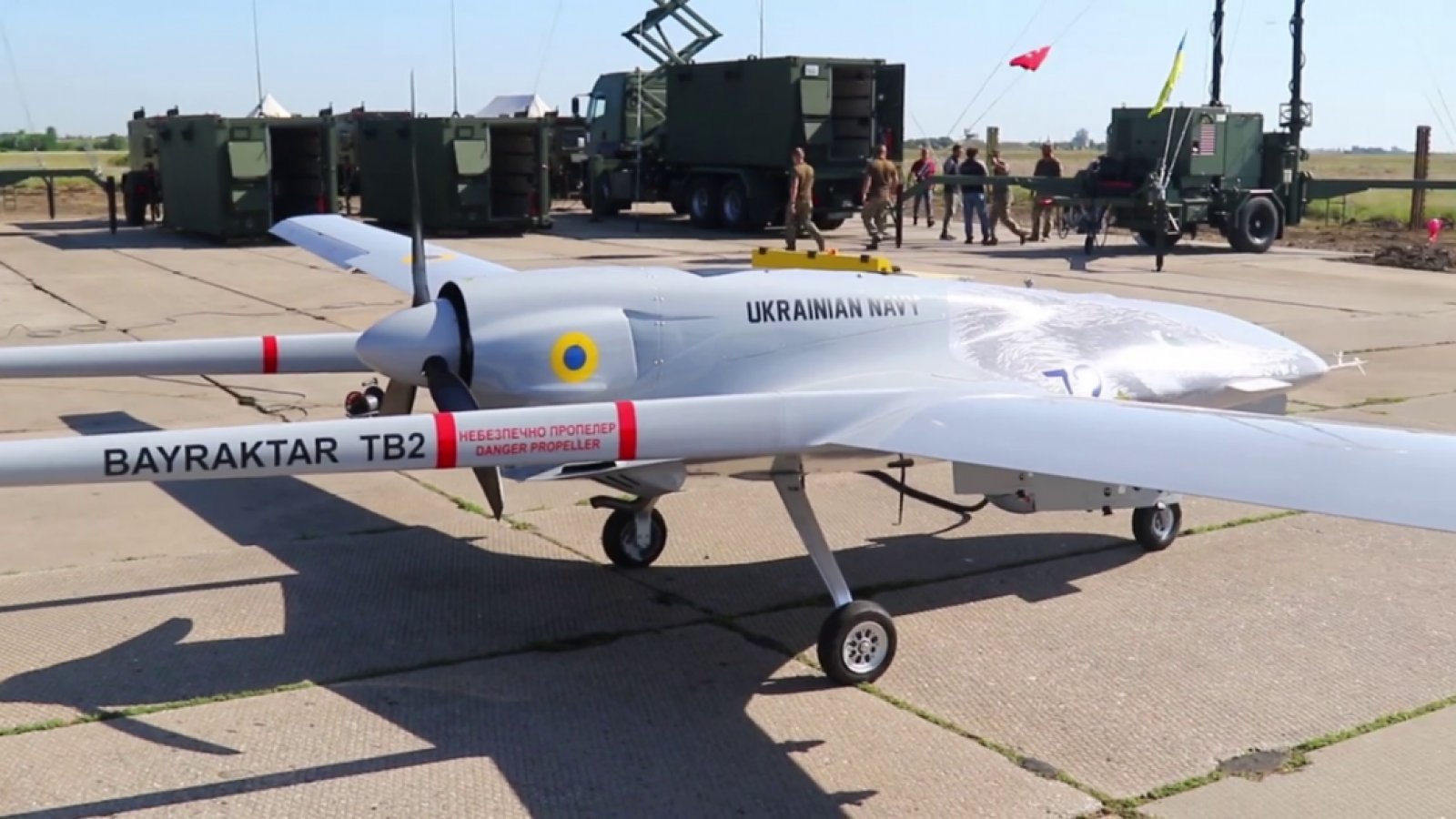 Bayraktar TB2 là mẫu UAV được quân đội Ukraine tích cực sử dụng trong giai đoạn đầu của cuộc xung đột.