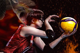 Ngôi sao bóng chuyền Nhật phát bóng kiểu ”rắn hổ mang” đạt 10 triệu lượt xem