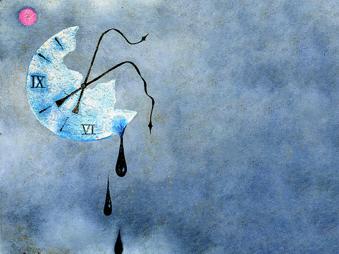 Tác phẩm “Ký Ức” - Sơn dầu trên giấy