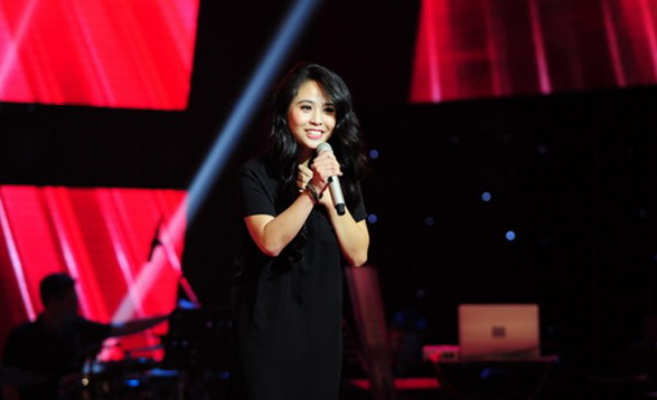 Hình ảnh Kiều Anh khi đi thi The Voice 2015 nhưng không đạt được thứ hạng cao.
