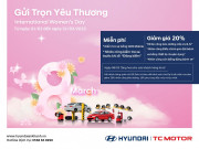 Hyundai An Khánh gửi tới quý khách hàng chương trình khuyến mại dịch vụ tháng 3/2022