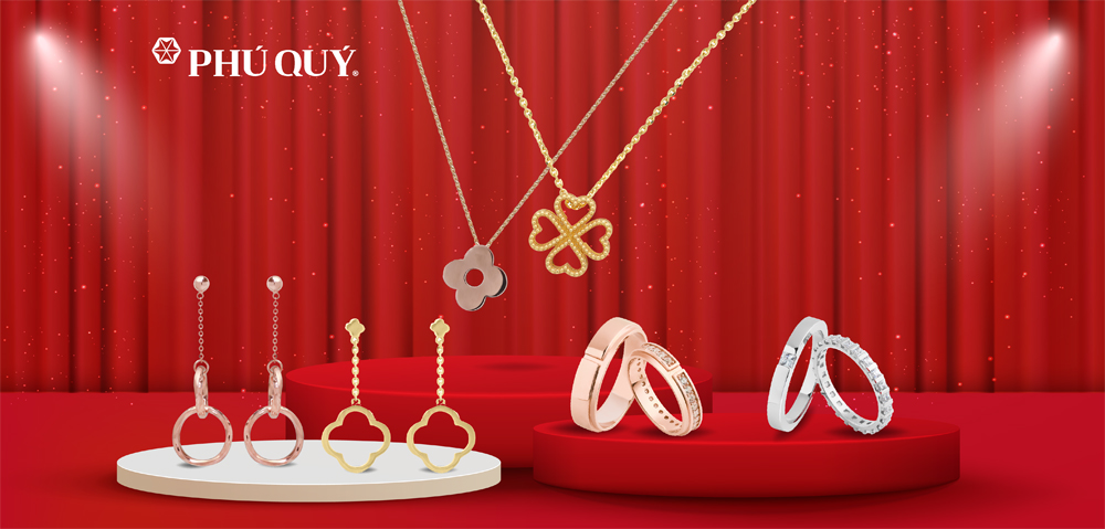 Phú Quý ngoài ra đem đến những thiết kế trang sức vàng tây ấn tượng