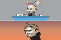 Tranh vui - Ảnh chế: Haaland không tập trung đội tuyển khiến Liverpool "run rẩy"