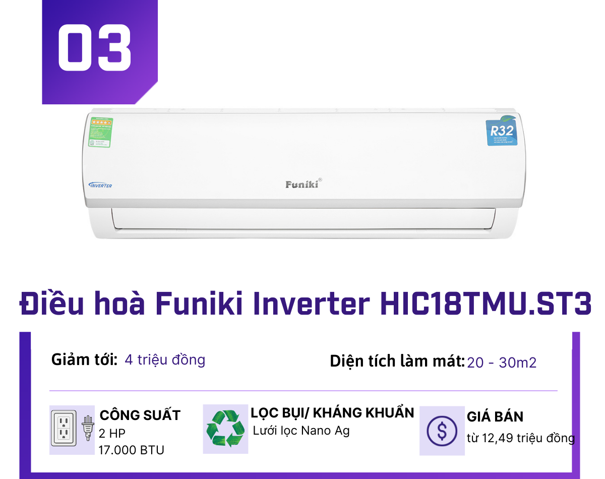 5 mẫu điều hoà Inverter được giảm giá mạnh nhất đầu mùa - 3