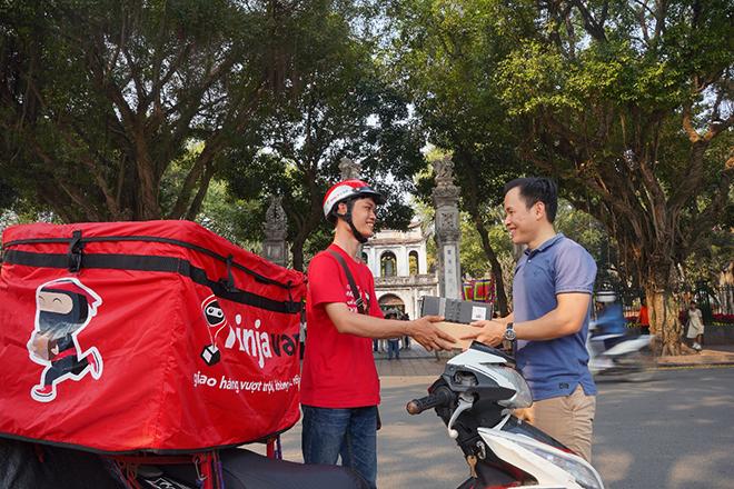 Sự hài lòng của khách hàng chính là phần thưởng cho các bác tài của Ninja Van.