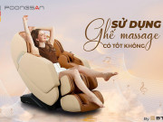 Sử dụng ghế massage thường xuyên có tốt không?