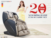 Hơn 20 năm ghế massage chuyên dụng Hàn Quốc Poongsan khẳng định vị thế tiên phong