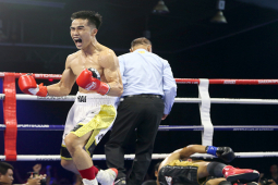 Thể thao - Võ sĩ Việt Nam hạ knock-out cao thủ Thái Lan bằng “mưa đòn”, giành đai WBA Nam Á