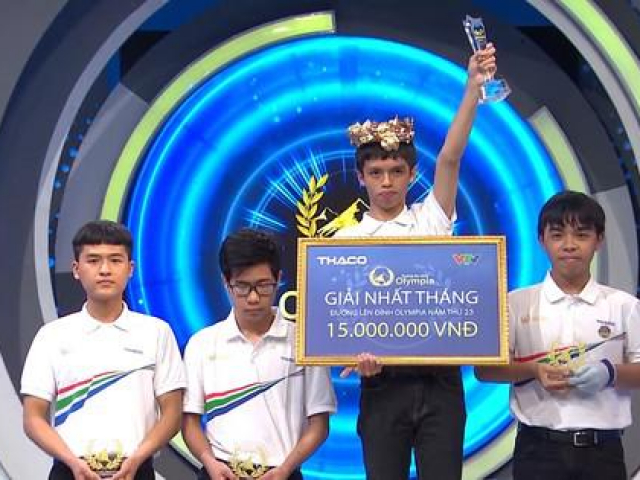 Bạn trẻ - Cuộc sống - Nam sinh Huế tổng điểm cao nhất Olympia 23 ẵm vé thi Quý II: Trong tích tắc thắng luôn một phần thi