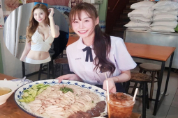 Làm đẹp - "Cô nữ sinh" ăn 3kg cơm gà trong 35 phút đã giảm cân thế nào?