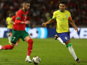 Bóng đá - Video bóng đá Morocco - Brazil: &quot;Địa chấn&quot; ngỡ ngàng, Casemiro ghi dấu ấn