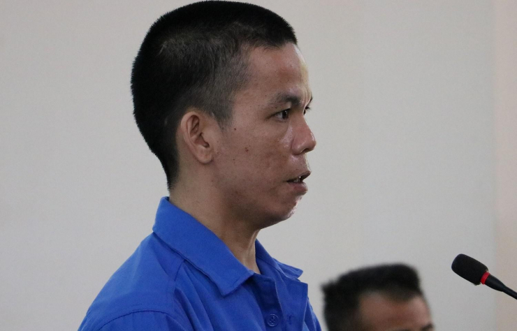 Bị cáo Dương Hải Âu bị tuyên phạt 18 năm tù về các tội "Giết người" và "Cố ý gây thương tích". (Ảnh: G.L)