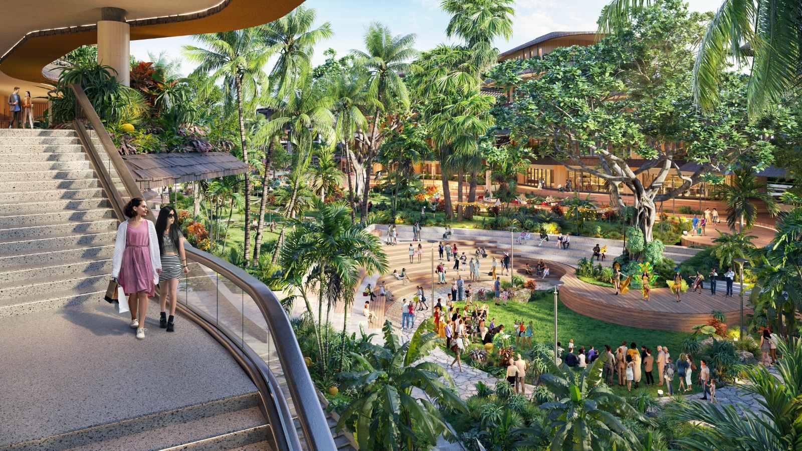 Công viên chủ đề sáng tạo đa trải nghiệm sẽ xuất hiện tại Bãi Sao. Ảnh phối cảnh minh họa Sun Property